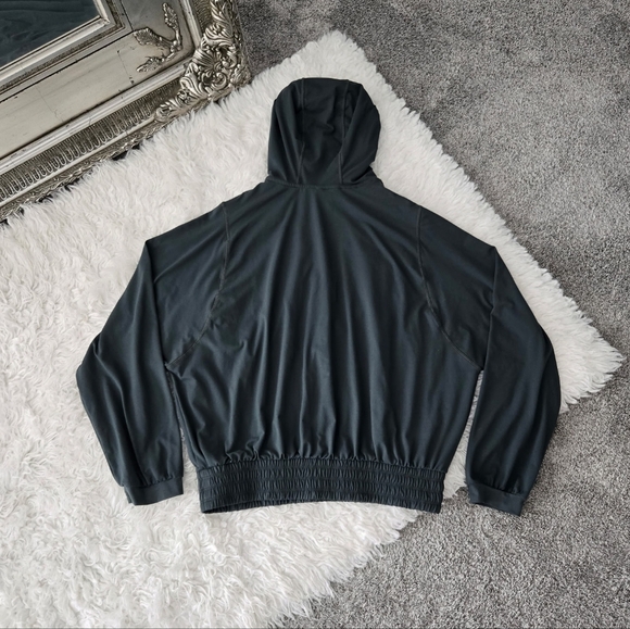 RAE MODE MORNING RUN HALF ZIP HOODIE IN SMOKED SPRUCE. Size 1XL. Good preowned c - Picture 4 of 8